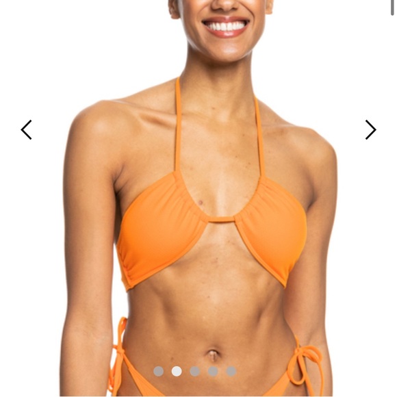 Roxy color jam bikini top XS never worn - Picture 3 of 6